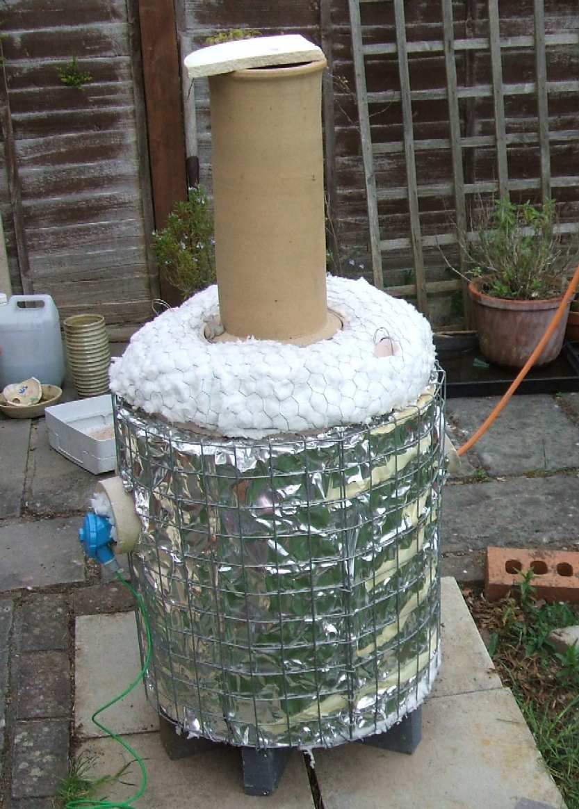 kiln with insulation